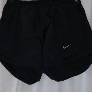 Solid Black Nike Shorts